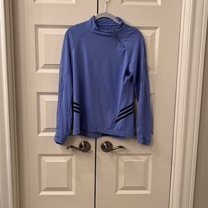 ADIDAS MOCK NECK PULLOVER GOLF TOP   SZ MED